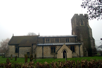 Stanbridge church from the north December 2008